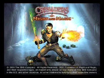 Crusaders of Might and Magic (US) screen shot title